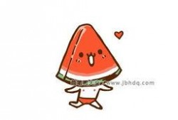 吃瓜表情包插画